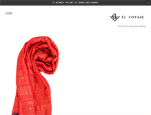 Tablet Screenshot of elvoyage.com